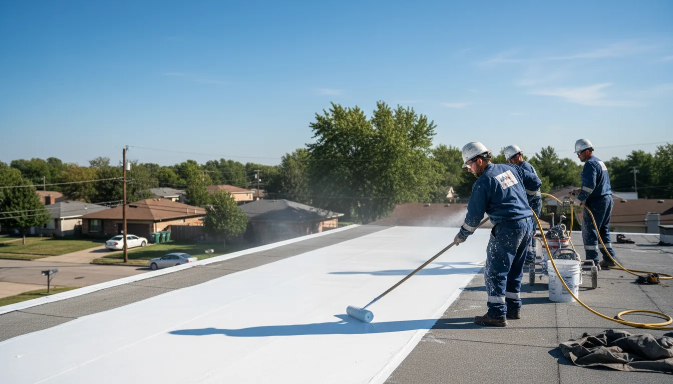 Commercial roof coating in Snowville, UT near me